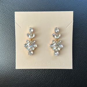 Olive + Piper Marbella Earrings - ox gold